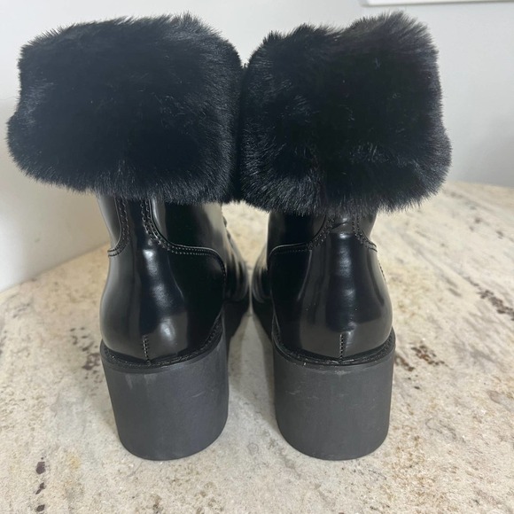 INC INTERNATIONAL CONCEPTS HANNIA WEDGE‎ BOOTIES IN BLACK NWOB WOMEN'S SIZE 10 - Picture 13 of 14